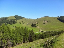 Blick übe die Teichalm-Sommeralm